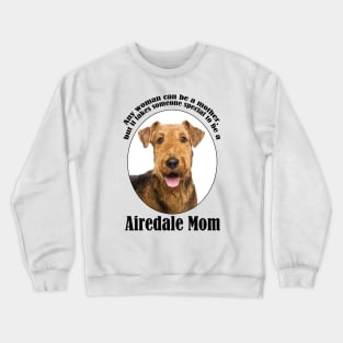 Airedale Mom Crewneck Sweatshirt